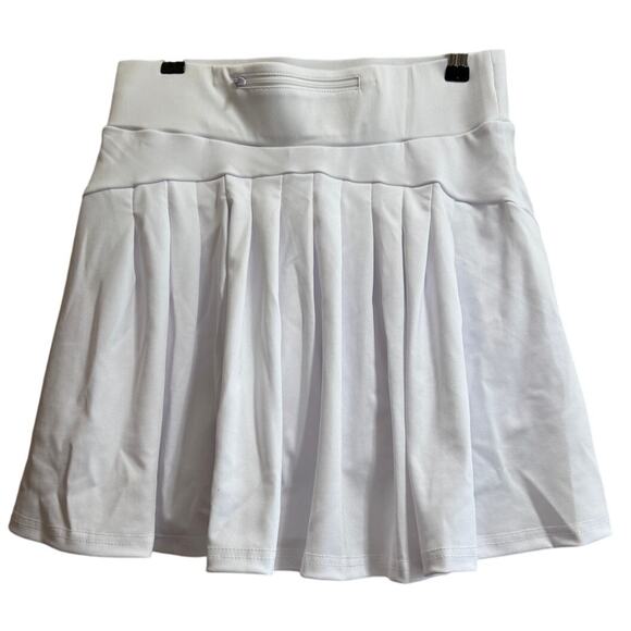 Werena White Pleated Tennis Skirt - Size Large - NWT - Picture 5 of 5